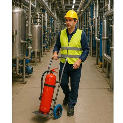 Diable porte-bouteille polyvalent - Roues caoutchouc 250mm - SAC15