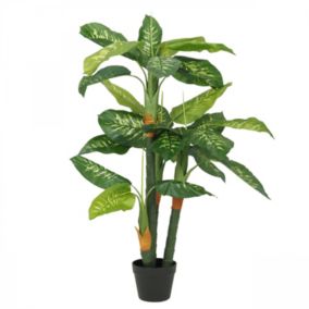 Dieffenbachia artificiel toucher naturel 130cm