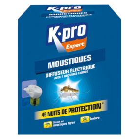 Diffuseur anti-moustiques liquide + 1 recharge Kapo Expert