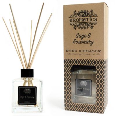 diffuseur d'huiles essentielles de sauge et de romarin 200 ml- vendu ...