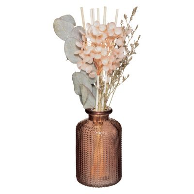 Diffuseur de parfum fleurs séchées Eddy jasmin et rose 100ml Atmosphera