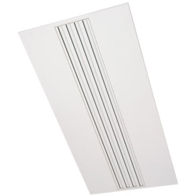 Diffuseur en aluminium 6 fentes 600x600 mm pour faux-plafond Lined TP S soufflage - ALDES - 11003591