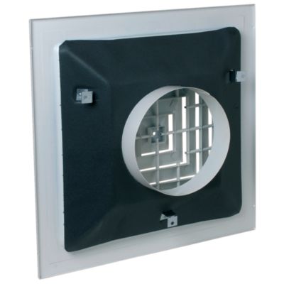 Diffuseur fixe et plenum dalle plafond 600x600 acier blanc SF704R TP D200 - ALDES - 11051087