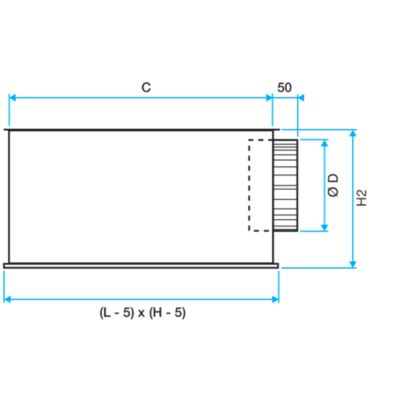 Diffuseur fixe hélicoïdal dalle plafond 600x600 acier blanc SF 786 - ALDES - 11051133