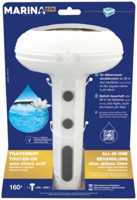 Diffuseur flottant au brome pour spa 160 g Marina