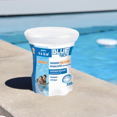 Diffuseur Flottant sans chlore pour Piscine de 4 à 10m3 BLUE TECH