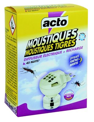 Diffuseur électrique mixte anti-moustiques