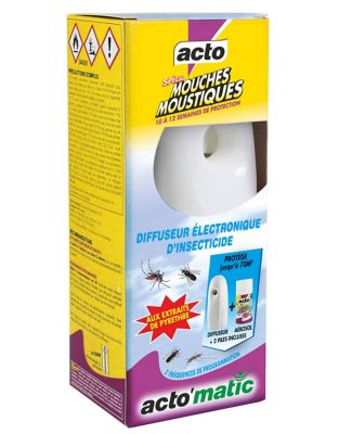 Diffuseur électronique mouches et moustiques  Castorama