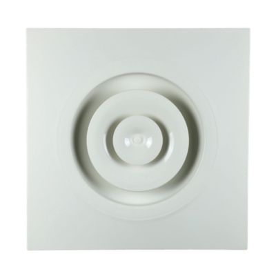 Diffuseur soufflage réglable circulaire acier blanc dalle 600x600 A842 TP D315 - ALDES - 11051374