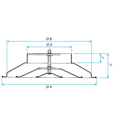 Diffuseur soufflage réglable circulaire acier blanc plafond ou conduit A842 D200 - ALDES - 11051361