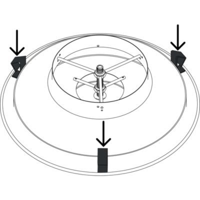 Diffuseur soufflage réglable circulaire acier blanc plafond ou conduit A842 D200 - ALDES - 11051361