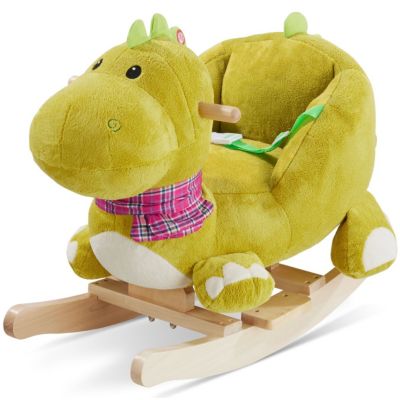 Dinosaure à bascule design de qualité avec effet sonore vert