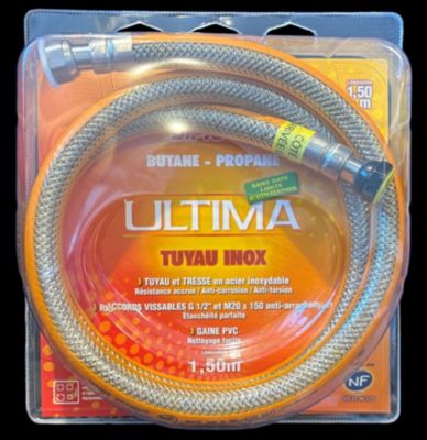 DIPRA Flexible gaz inox Ultima butane / propane 1.50M