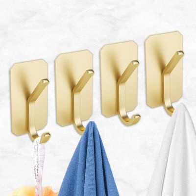 Crochets Collants Muraux Auto-adhésifs Fixés Porte-cintre De Vêtements Cuisine Salle De Bain