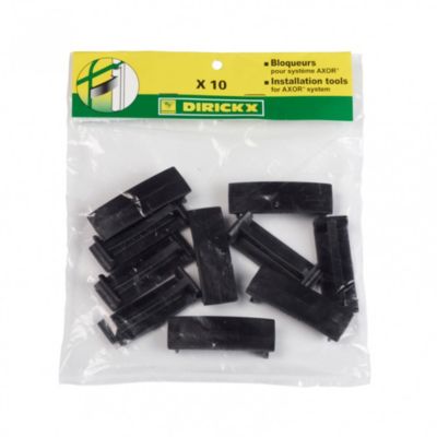 DIRICKX Lot de 10 cales pvc Axor, H.2 x l.15 cm