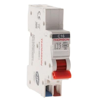 Disjoncteur 1P+N bornes auto 10A Easy Connect Thomson