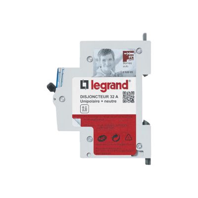 Disjoncteur Legrand 32A 406777 – Vis, C32 (occasion)