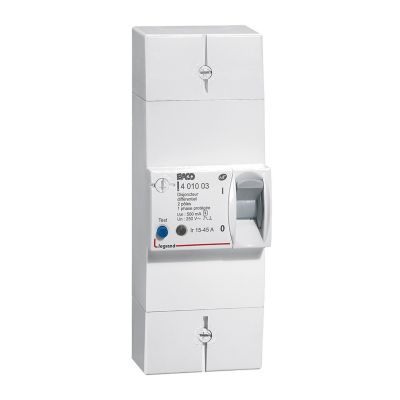 Disjoncteur branchement Enedis Tarif bleu 500mA sélectif 15/30/45A Legrand