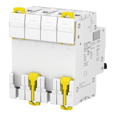 Disjoncteur 4 pôles (NB1) 16 A - 6 kA