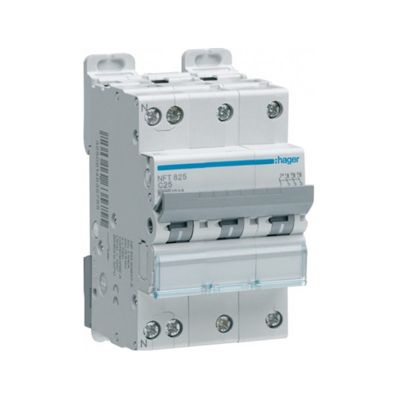 Disjoncteur NFT832 - 4P - 3P+N - 32A - 6 à 10kA - 500V - 50/60 Hz