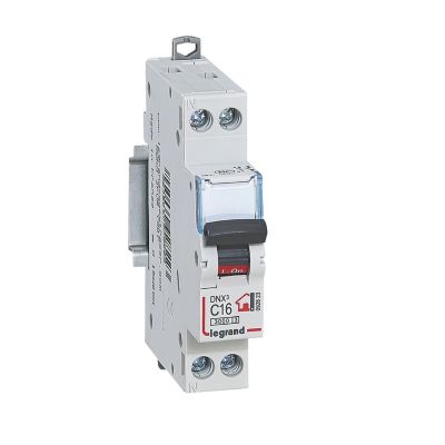 Disjoncteur Phase + neutre 16A Legrand