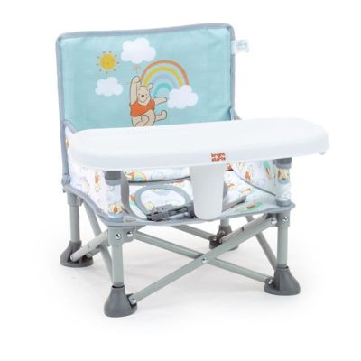 DISNEY BABY Chaise d'appoint Winnie l'ourson, réhausseur Pop 'n Sit, intérieur, extérieur, pratique et compacte, pliage rapid