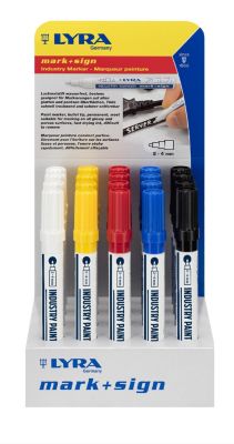 Display 20 marqueurs peinture laquée couleurs assorties 4B - LYRA - L4047001