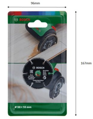 Disque à tronçonner Bosch Professional Carbide Multi Wheel 50x10 mm