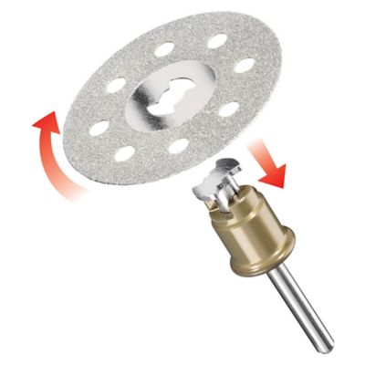 Disque à tronçonner diamant Dremel SpeedClic 38 mm