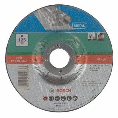Disque a tronconner metal 125x2,5 2608603160 - meuleuse