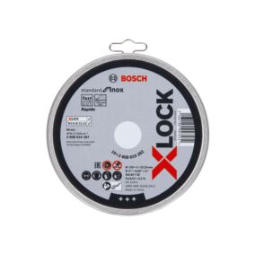 Disque à tronçonner pour inox Bosch X-lock Ø125X1mm plat