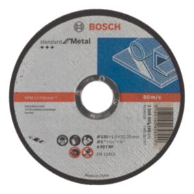 Disque à tronçonner pour métal Bosch 125X1.6X22mm