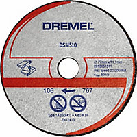 Disque à tronçonner pour métal et plastique Dremel DSM20 (DSM510)