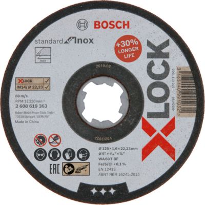 Disque à tronçonner X-LOCK Bosch Ø125mm