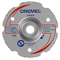 Disque de coupe à ras carbure multifonction (DSM600) Dremel