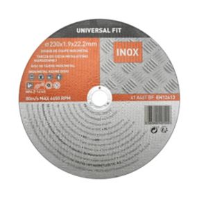 Disque de coupe métal/inox 230x1,9x22,2 mm Universel fit