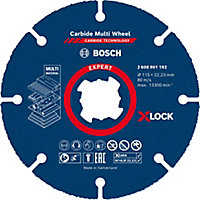 Disque de coupe meuleuse carbure Bosch X-Lock Ø115 mm