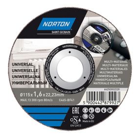 Disque de coupe multi Norton 115x1,6x22,2 mm