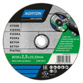 Disque de coupe pierre Norton 230x2,5x22,2 mm