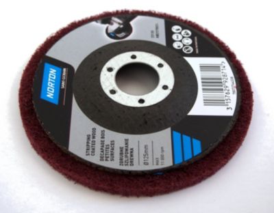 Roue De Décapage Agressive 125 Mm Bleue - Lot De 2 Disques, Marque Rosver, Neufs