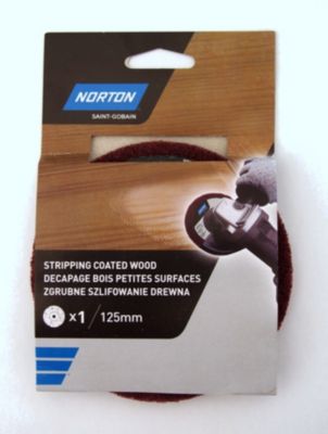 Disque de décapage bois petites surfaces Norton ø125 mm