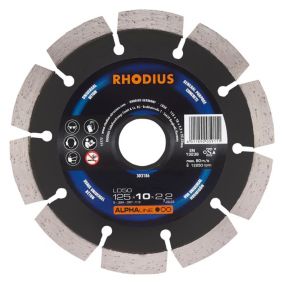 Disque de diamant LD 50 / 125 x 10,0 x 2,2 x 22,23 mm - RHODIUS LD50