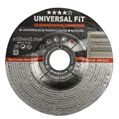 Disque de meulage métal Universel 125x6x22,2 mm