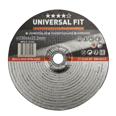 Disque de meulage métal Universel 230x6x22,2 mm