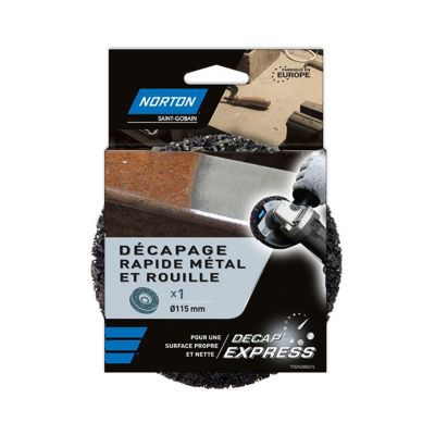 Disque de meuleuse Decap Express métal Norton Ø115 mm