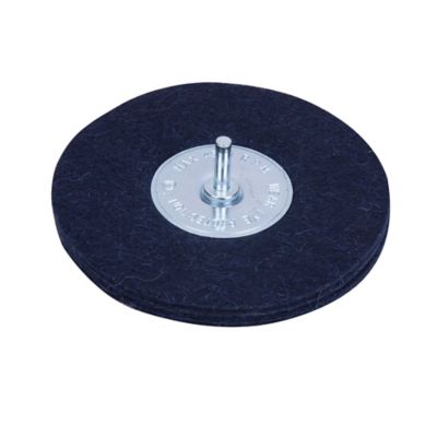 Lot De 5 Disques De Polissage En Feutre 150mm - Pour Verre, Plastique, Métal, Marbre - Compatible Polisseuse, Perceuse