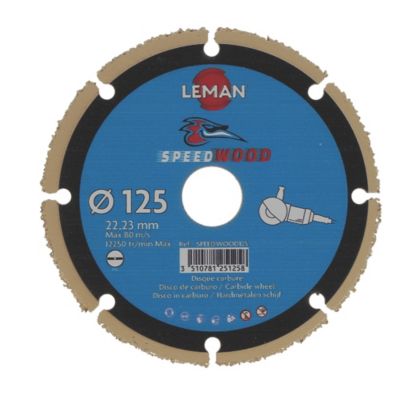 Disque diamètre 125mm carbure Speedwood