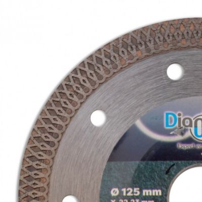 Disque diamant 125 x Al. 22,23 x Ht. 10 x ép. 1,2 mm grès cérame, granite, marbre, carrelage - RAZOR - Diamwood