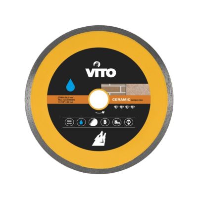 Disque diamant 180mm Coupe à Eau Alesage 22.5mm VITO