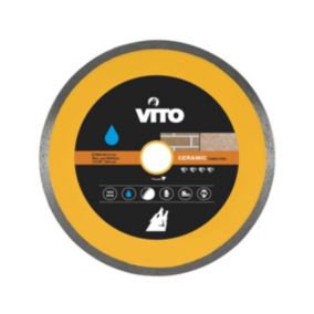 Disque diamant 180mm Coupe à Eau Alesage 22.5mm VITO